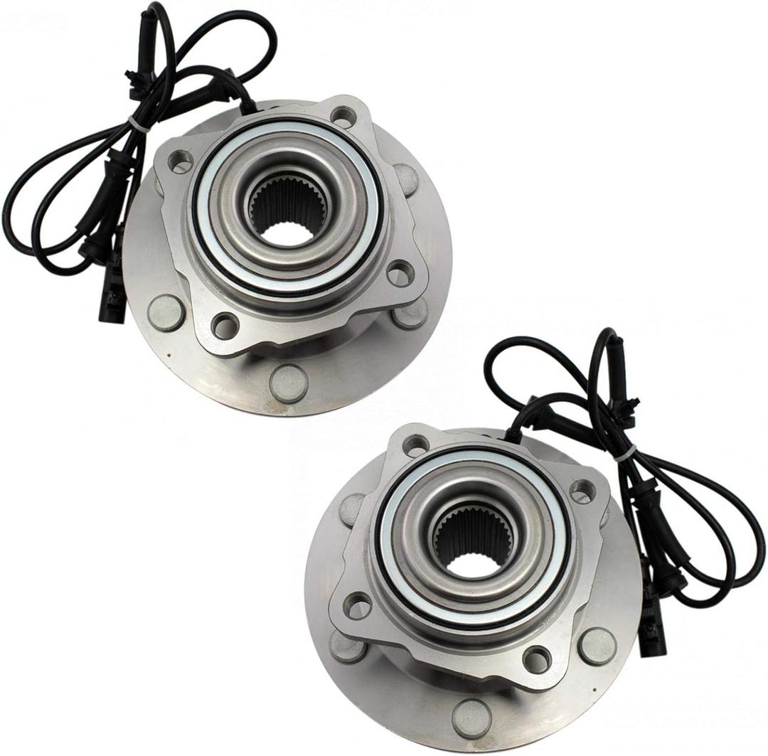 TRQ Rear Wheel Hub Bearings Assembly Set Compatible with 2012-2015 Nissan Armada