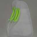 Silicone Waterproof Shoe Covers, reusable upgraded overshoes with waterproof zipper, Resistant Rain Boots Non-Slip Washable Protection for Women, Men (L (Women 7.5-10.5, Men 6.5-9), White)