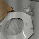BEMIS 955CT Commercial Open Front Plastic Toilet Seat, Heavy Duty Industrial Seat without Lid, Secure Installation for Long Lasting Use, Made in USA, Round, White