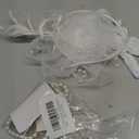 Girls Tea Party Fascinators Hats with Lace Gloves Pearl Necklace Earring Jewelry for Tea Party Wedding Accessories
