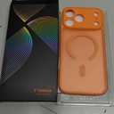 TORRAS Magnetic Slim-Fit for iPhone 17 PRO MAX Case, Ultra-Thin 17 ProMax Phone Case Compatible with MagSafe, Light Anti-Scratch Matte Hard PC Bayer 6.9 inch OriginFit, Glossy Orange