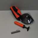 Tech Tools Stress Buster Desktop Punching Bag - Suctions to Your Desk, White Elephant Gifts for Coworker Men and Women, Heavy Duty Stress Relief Ball, Gag Gifts Funny Desk Accessories (Red/Black)