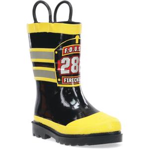 Western Chief Rain Boots with Pull on Handles for Toddlers and Kids - Premium Waterproof Boots for Boys and Girls, 5 Toddler