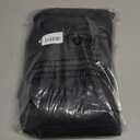 BGment Rod Pocket and Back Tab Blackout Curtains for Bedroom - Thermal Insulated Room Darkening Curtains for Living Room, Set of 2 Panels (52 x 54 Inch, Black)