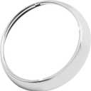 Anxingo Motorcycle 7" Headlamp Lamp Trim Ring Cover Headlamp Assembly(Chrome), Replacement for Harley-Davidson Touring Road King Electra Glide Street Glide Tri Glide FLHT FLH