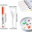 2 x 12pcs Magical Drawing Pen, Water Art Pens With Spoon Magical Water Painting Water Marker Doodle Pens Floating Marker Pens Toys Gifts for 3-12 Year Old Boys Girls Toddlers New Year's Gift