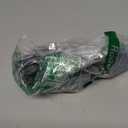 QCAA Extra Heavy Storm Door Chain Check, for Heavy Commercial Door, 32" Length Overall, Solid Brass Bracket Satin Chrome Plated, 304 Stainless Steel Hook, Grey Textured Vinyl Cover, 1 Pack