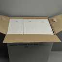 AmazonCommercial 2-Ply White Facial Tissue, Flat Box, FSC Certified, Unscented, 3000 Count (30 Packs of 100), 8 x 8 Sheet