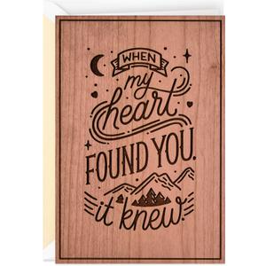 Hallmark Signature Wood Anniversary Card (Where We've Been, Where We're Going)