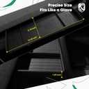 YHTAUTO Behind Screen Storage Tray for Tesla Model Y Juniper 2025 2026 (Premium & Performance), Tesla Model 3 Highland 2024 2025 2026, Screen Storage Box Non-Slip Sunglass Holder Interior Accessories