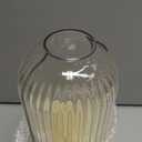 Makeup Brush Holder with Lid 360 Rotating Clear Dustproof Make Up Organizers for Vanity Bathroom Countertop, White Beige