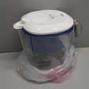 PUR 11-Cup Water Pitcher, 1 Genuine PUR Filter, Cleaner, Great-tasting Water, Dishwasher Safe, Powerful Filtration, Filter Change Light Indicator, LockFit Cap Design - White