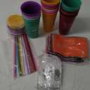 Pickmesh 15 Sets Employee Appreciation Gifts Multi Color 24 oz Plastic Travel Tumbler with Inspirational Canvas Bag and Keychain Thank You Gift for Christmas Coworker Team Nurse Teacher(Stylish)