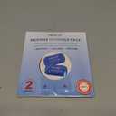 LotFancy Gel Ice Packs, 2pc Reusable Hot Cold Pack for Therapy, Heating Cooling Gel Pad, Pain Relief for Face, Head, TMJ, Wisdom Teeth, Oral Facial Surgery, Sport Injuries, Migraine, Muscle Joint