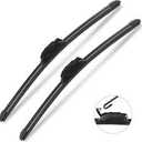 AutoBoo Wiper Blades, 24 & 18", Premium All Seasons Wiper Blades