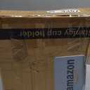 Water Bottle Organizer for Cabinet or Counter - Rotating Non-Slip Tumbler Organizer Holder for Stanley 40 Oz Cup with Handle - 2-In-1 Tumbler Display Storage Rack & Water Bottle Drying Rack - Black