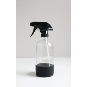 Clear Glass Spray Bottles with Silicone Base | Perfect for DIY Natural Cleaners