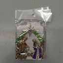 3 x Nativity Ornaments for Christmas Tree - Christian Gifts for Women Nativity Scene Religious Christmas Ornaments Decorations Xmas Keepsake (Gold)