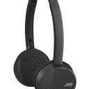 JVC HA-S23W Wireless Headphones - On Ear Bluetooth Headphones, Foldable Flat Design, 17-Hour Long Battery Life (Black)
