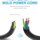 KMC 12-Outlet Surge Protector Power Strip with 8 USB Charging Ports (5V/10A), 2500J,6-Foot Cord