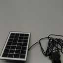 SZMP Solar Fountain Pump for Bird Bath,No Battery Solar Water Fountain 9.84ft Power Cord Outdoor Garden Decor (Not Working on Cloudy Days)