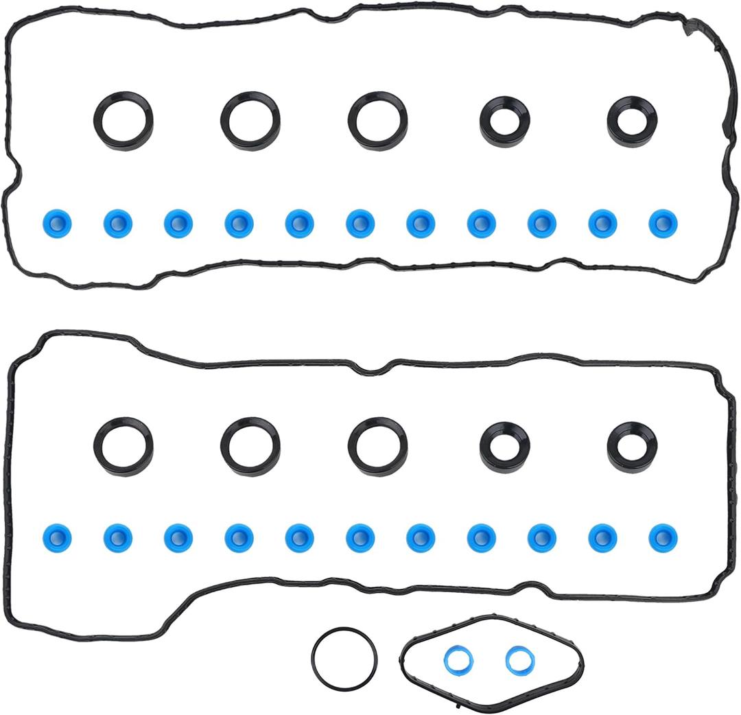VS50879R Engine Valve Cover Gasket Set for Ford F150 Transit 150 250 350 HD Expedition, Lincoln Navigator, F-150 Transit-150 2012 2013 2014 2015 2016 2017 2018 2019 2020 2021 2022 2023 2024 3.5L V6