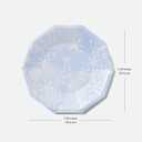 Snowflake Blue Small Plates (Set of 10) by Coterie (Let It Snow)