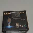 Sengled E12 Candelabra LED Bulbs Dimmable, 40W Equivalent CA10 Chandelier Light Bulbs, 5000K Daylight White Candle Bulbs for Chandeliers, Ceiling Fan, Pendant Light, 5 Pack