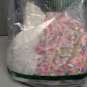 EBYTOP 2023 Old Lady Costume for Kids Granny Dress Halloween Accessories for Girl (Medium(8-10yr), Set2-wh)