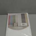 AmazerBath White Shower Curtain Fabric, Waffle Shower Curtains for Bathroom, Cloth Shower Curtain Heavy Duty, Thick Bathroom Shower Curtains Hotel Quality, Premium Polyester, 72x72 Inches