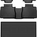 Binmotor-All Weather Car Floor Mats for Mercedes Benz GLE 2020-2025, GLE350/GLE450 (No for Coupe/AMG), TPE Floor Liners Car Mats GLE Cargo Trunk Mat Accessories