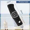 Yxmeiguo Volleyball Arm Sleeves Passing Forearm Sleeves with Protection Pads, Volleyball Gear Gifts for Youth Teen Girls