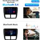 2+64G 9-inch Android 14 Car Stereo for Ford Mustang 2010-2014 IPS Touchscreen Screen Car Radio with Carplay & Android Auto Support Backup Camera GPS FM Navi BT SWC