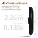 Hand Warmers Rechargeable - 2 in 1 Electric Hand Warmers 4000mAh, Light Sleek Stylish, UL Certified, 3 Heat Settings,12 Hours Heat,Winter Warm Gifts for Men/Women Camping Hunting Outdoor Sports (Silver)