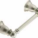 Moen YB5408BN Kingsley Traditional Double Post Pivoting Toilet Paper Holder, Brushed Nickel