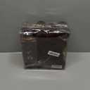 46PCS Velvet Christmas Ball Ornaments Set, Flocked Shatterproof Xmas Tree Decor, Assorted Hanging Ornaments with Loop for Holiday Home Decor, Christmas Tree Decoration (Brown)