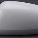 Car Door Side Rearview Mirror Cover Compatible With Honda Fit Jazz 2009 2010 2011 2012 2013 Housing Rearview Mirror Protective Cover White Left Side