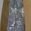 TURNMEON 20 Bundles Artificial Lavender Flowers for Outdoors Summer Decor,UV Resistant No Fade Fake Plants Plastic Faux Plants for Home Window Box Planter Porch Garden Home Cemetery Decor(Gray Purple)
