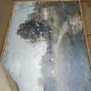 ElfLuna Framed Canvas, Vintage Rural Path Farmhouse Landscape Print, 24"L x 16"W