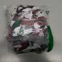 Christmas Tree Shower Curtain Buffalo Plaid Xmas Tree Winter Snowflake