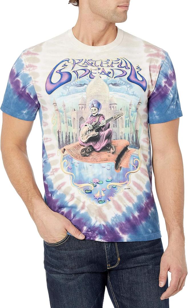 Liquid Blue Men's Grateful Dead-Carpet Ride T-Shirt (X-Large)