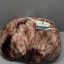 Pavilia Faux Fur King Bed Blanket - Tie-Dye Brown, Soft Fuzzy Warm Sherpa, Reversible Furry Shaggy Large Blanket, 90x108 (90 x 108 Inches - King)