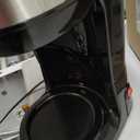 Amazon Basics Coffee Makers, 12-Cup Coffee Machines with Reusable Filter, Coffee Pots, Black & Stainless Steel