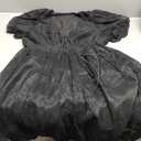 Plus Size Summer Dresses for Women 2025 V Neck Lace Midi Dress Semi Formal Short Sleeve Wedding Guest Cocktail Prom (X-Large, Black)