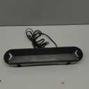 LENRUE Computer Speakers,PC Speakers for Desktop,Wired USB-Powered Sound-bar for Computer with 10W Stereo Sound and Colorful Light,Plug-n-Play (A39PRO /Black)