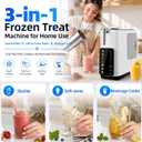 3-IN-1 Stainless Steel Slushie Machine for Home, BPA-Free