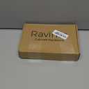 Ravinte 25 Pack Solid Knobs Kitchen Cabinet Round Pulls Dresser Handles Gold Cupboard Hardware Brushed Brass Door Drawer Knobs