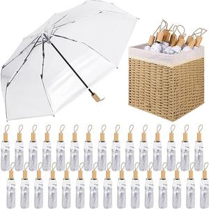 Aodaer 39.4 Inch Travel Umbrella, Foldable Lightweight Umbrella with Storage Box, Auto Open Close Wedding Umbrellas for Wedding Dating Rain Travel