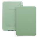 Case for 6" Kindle Paperwhite (10th Generation-2018 Release,Model No.PQ94WIF),Lihght PU Leather Cover and Transparent Hard Back,with Auto Sleep/Wake,Matcha Green