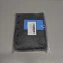 Cosmolle Men's 7" Quick-Dry Hiking Shorts UPF50+ Reflective, Lightweight 3 Zipper Pockets Stretch for Running Gym Outdoor (Black, XXL)